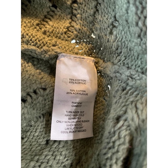 Natural Reflections Long-Sleeve Sweater Hoodie for Ladies Plus 2X Seafoam Green - Picture 11 of 11